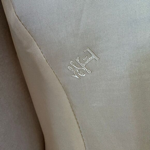 Vintage Escada Size 36 Longline Plaid Blazer Jacket Light Butter Cream Preppy - Picture 8 of 10